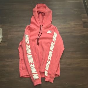 Nike Hooded Sweatshirt - Size Small, Pink